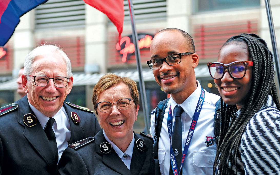 Image of a few members of The Salvation Army Leadership