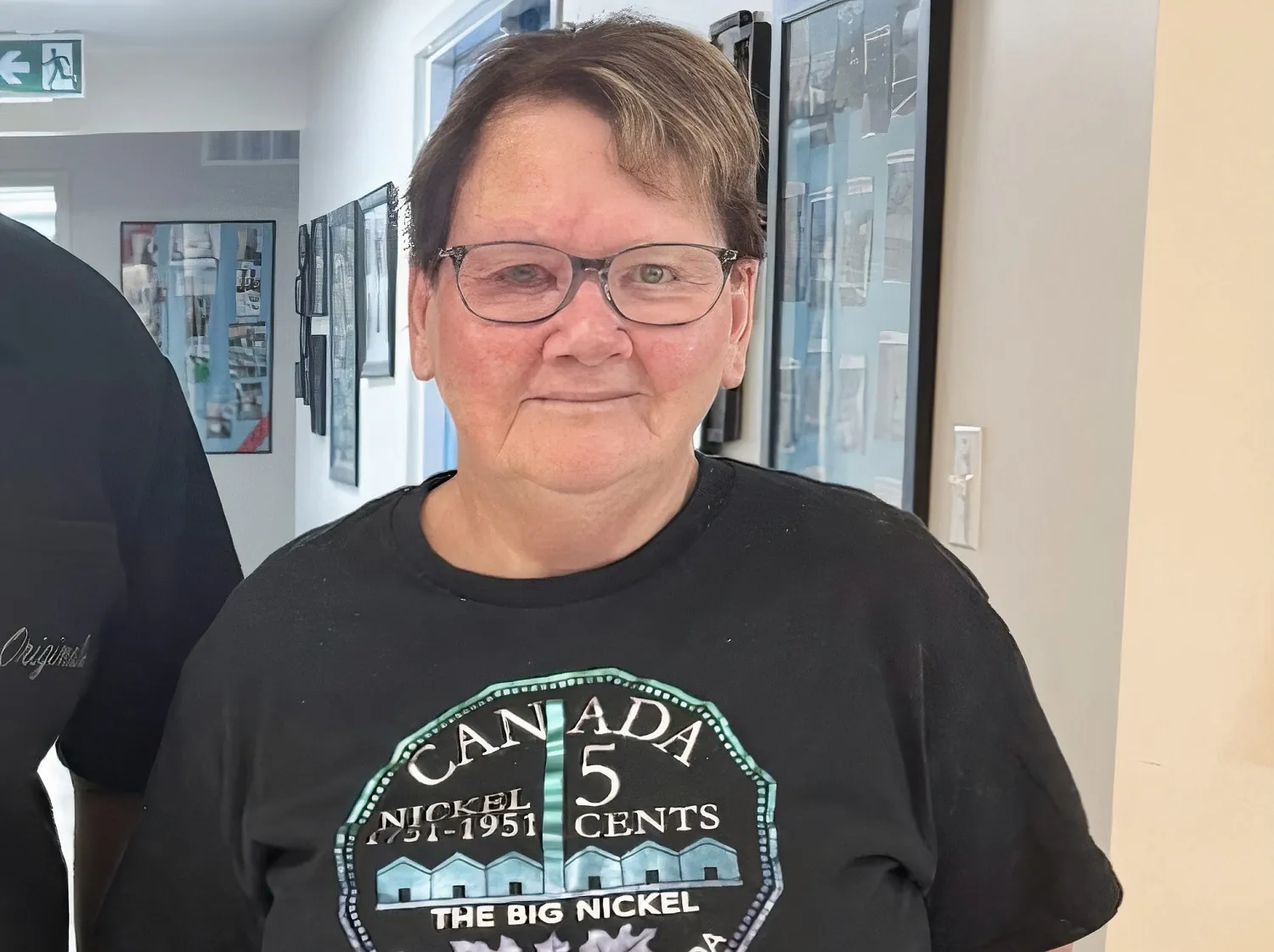 lady wearing glasses